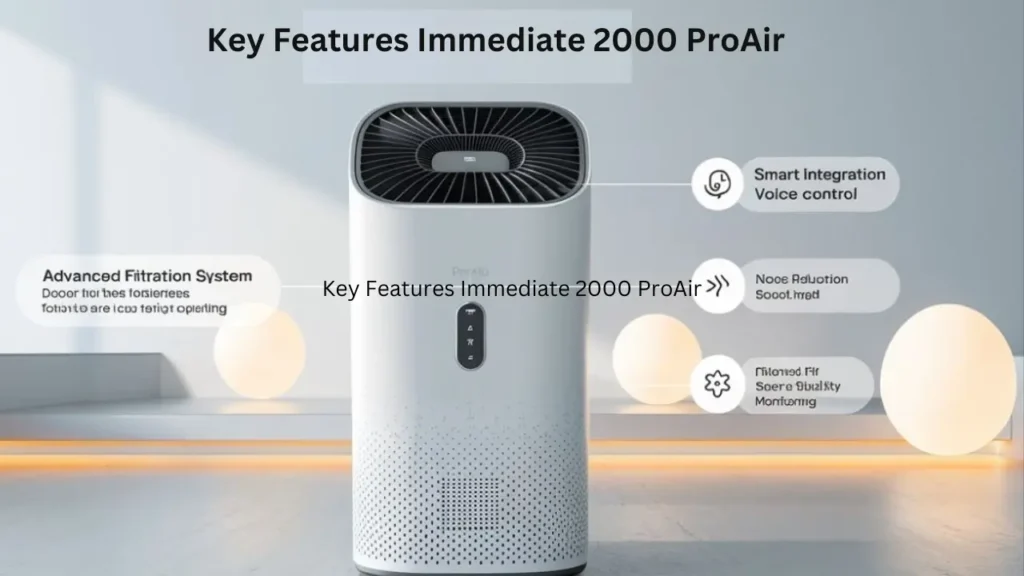 Key Features Immediate 2000 ProAir