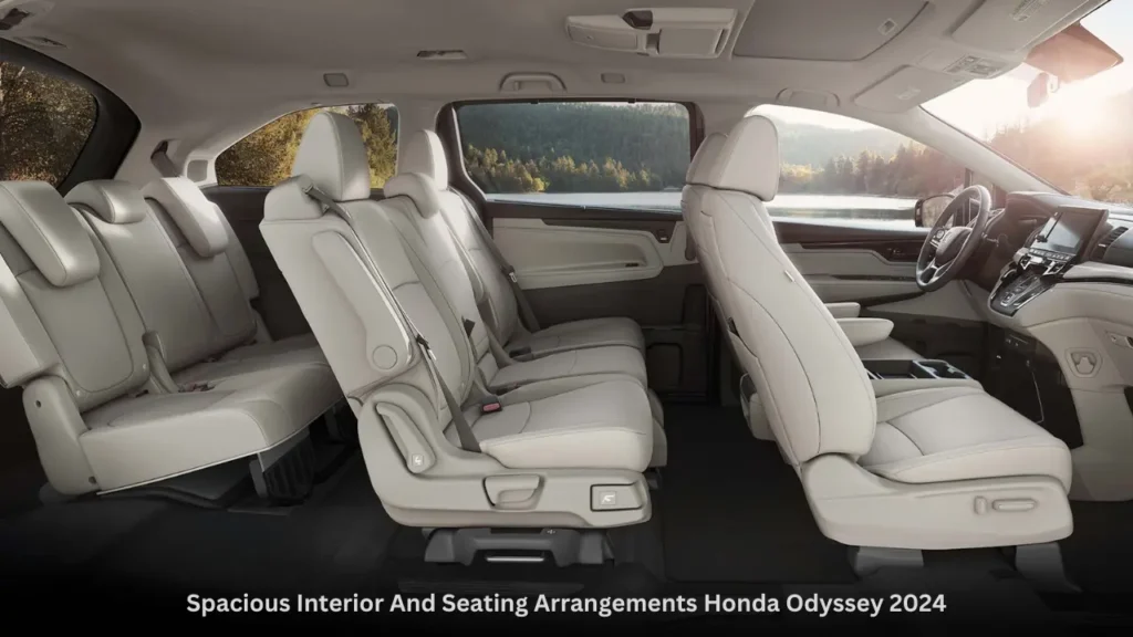 Spacious Interior And Seating Arrangements Honda Odyssey 2024