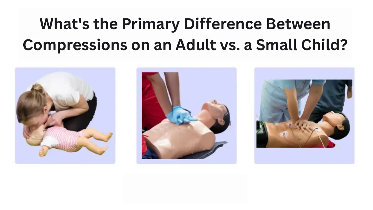 What's the Primary Difference Between Compressions on an Adult vs. a Small Child?